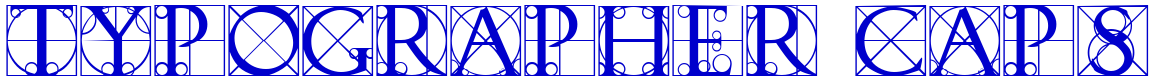 Typographer Caps フォント